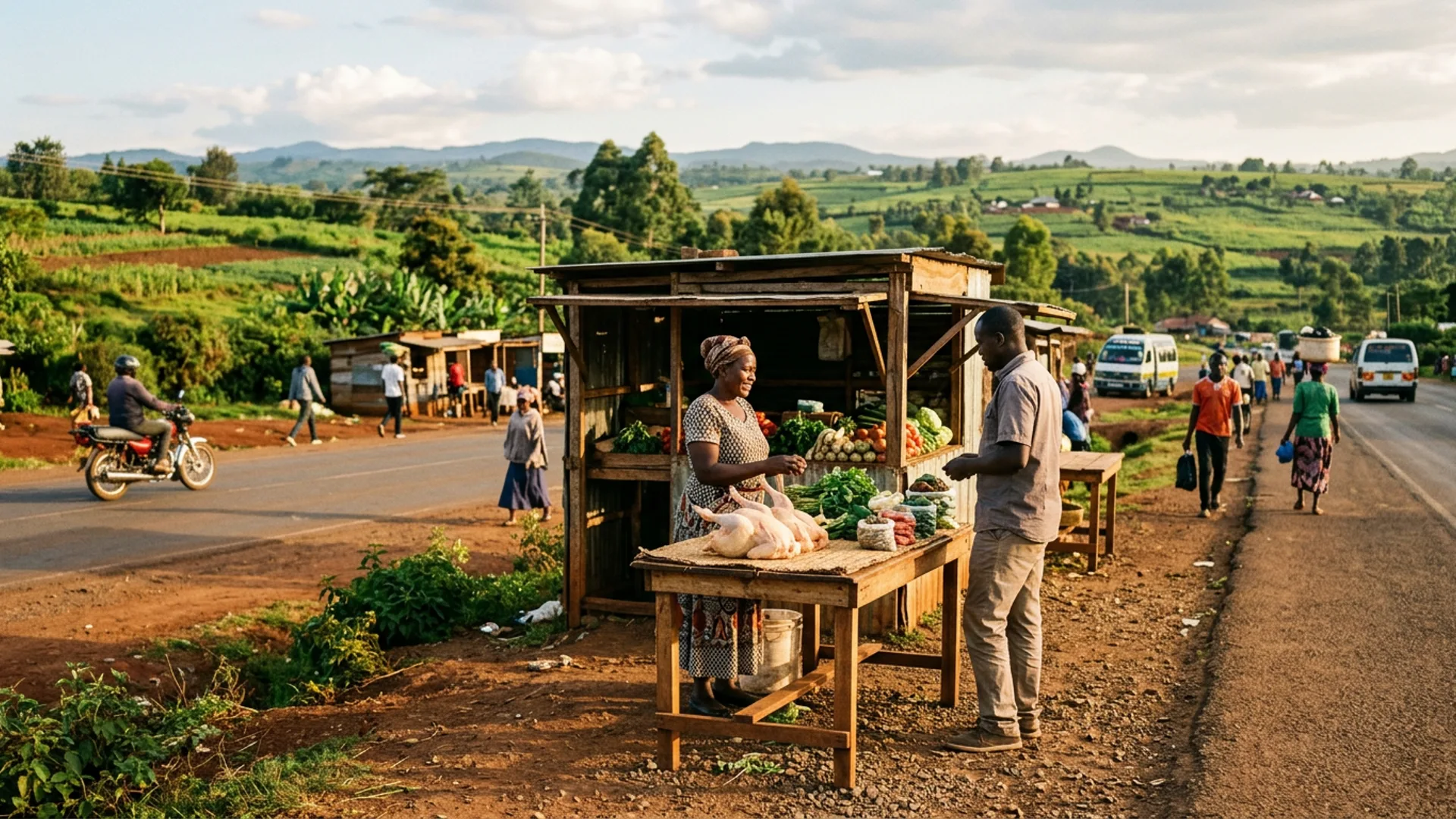 Open Table Farm — kienyeji chickens on our Makueni farm